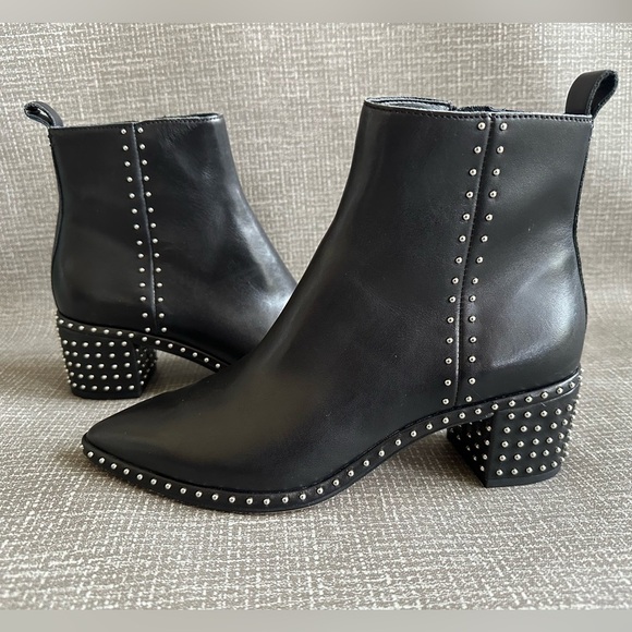 Dolce Vita Brook Studded Leather Bootie size 6.5